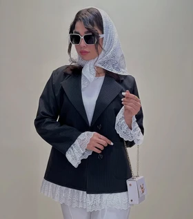 مانتو آستین گیپور