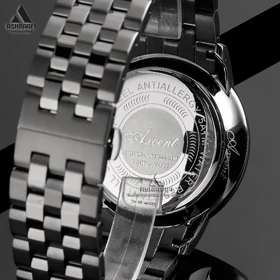 ساعت اکسنت مشکی Axcent AX180033K
