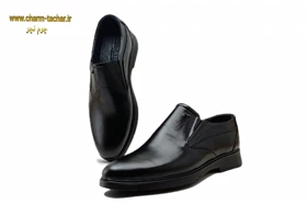 کفش مردانه رسمی اداری مجلسی چرم طبیعی si734
