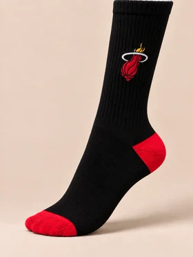 جوراب ساق بلند طرح Miami Heat