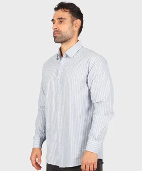 پیراهن مردانه آستین بلند راه راه 0346