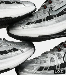 کفش کتانی مردانه و زنانه طوسی نایک NIKE P-6000 مدل 7391