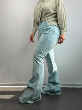 شلوار آبی اسکای کد 4503