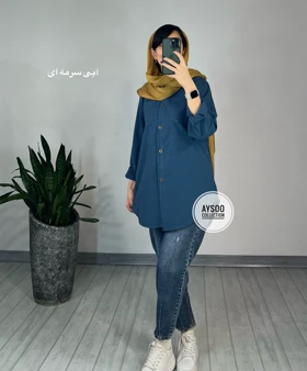 مانتو مداد رنگی تابان(ایراد دار)