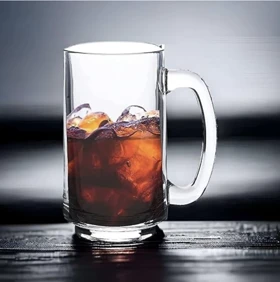 لیوان دسته دار شفاف