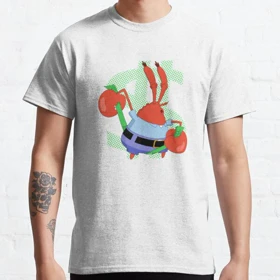 تیشرت Spongebob | تیشرت باب اسفنجی طرح Mr. Krabs love money کد 118846