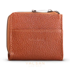 کیف پول چرم یلسان مدل رادین کد 080-BF (عسلی)