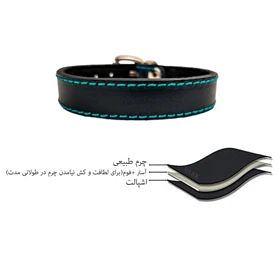 دستبند چرم وارک مدل پرهام کد rb382