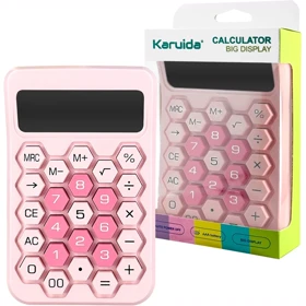 ماشین حساب 12 رقمی کاریودا Karuida مدل KK-2277 دکمه برجسته شش ضلعی