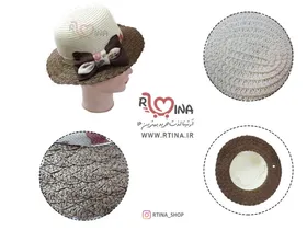 کلاه حصیری دخترانه طرح 2