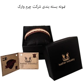 دستبند چرم وارک مدل حامی کد rb257