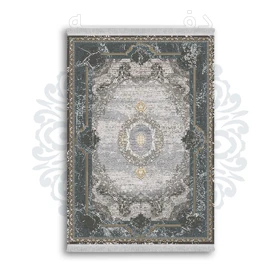 *جدید* فرشینه از جنس پارچه شانل مخمل ترک طرح فانتزی برند دفه کد 1048