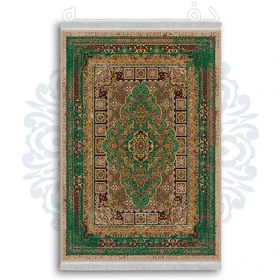 فرشینه از جنس پارچه هازان مخمل ترک طرح سنتی و مدرن برند دفه کد DDSS131