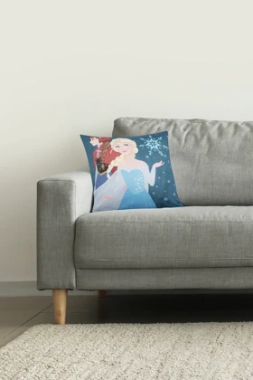 کوسن Özdilek مدل Frozen Smile پنبه - یاسی