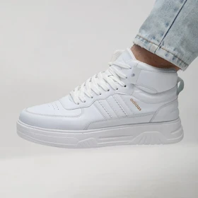 کفش و کتانی نیم ساق مردانه مدل آدیداس ADIDAS رنگ سفید کد 42219