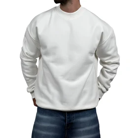 دورس مردانه سفید سه نخ طرح ساده