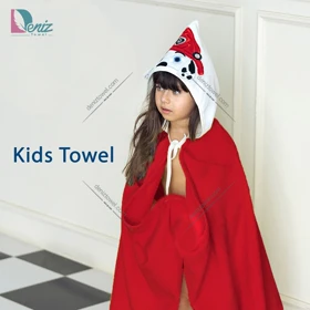 حوله کودک شنلی طرح سگ های نگهبان قرمز