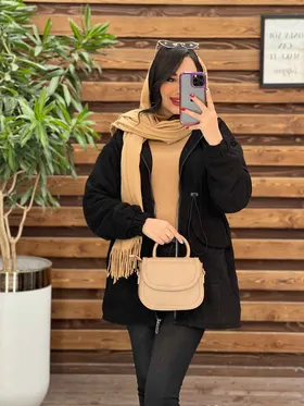 پالتو کبریتی کمرگت داخل ببعی