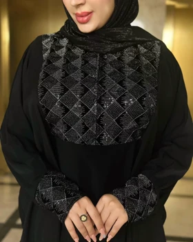 مانتو عبایی نقره