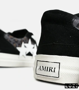 کفش اسنیکرزمشکی سفید Amiri Stars v2
