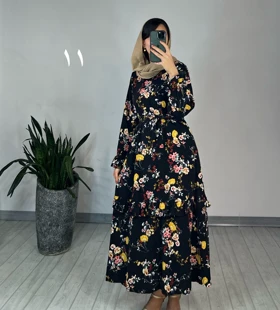 پیراهن مانتویی شکوفه 1