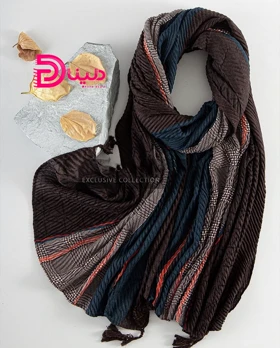 شال hermes پلیسه نخی