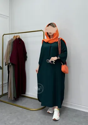 پیراهن مانتویی صدف