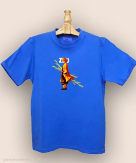 تیشرت مردانه و زنانه طرح شیطان کش شخصیت زنیتسو کد 964