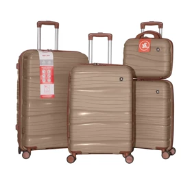 چمدان MR مدل Royal-BN-4X مجموعه 4 عددی به همراه کاور رایگان (بژ)