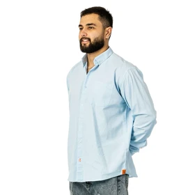 پیراهن لینن مدل نوا آبی روشن برند جاگو Jaago