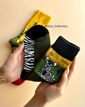 جوراب ساق‌دار پلنگی طبیعی