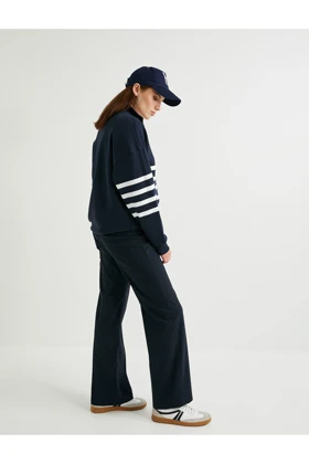 شلوار Palazzo گشاد کمر بلند 4SAK40313PW