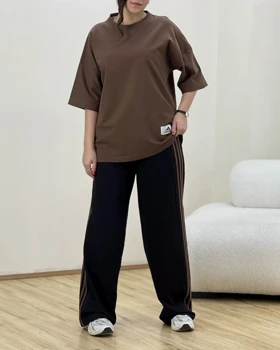 ست تیشرت و شلوار متین