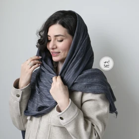 شال حصیری راه راه مدل بابونه