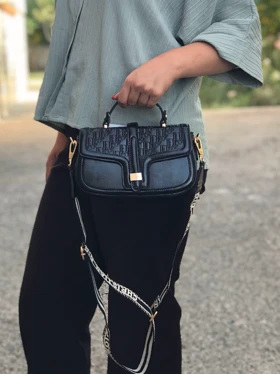 کیف زنانه مدل دیور Dior وارداتی مشکی دوشی و دستی