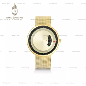 ساعت مچی استورم بند حصیری طلایی Storm