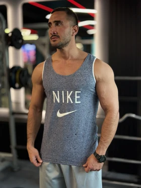 رکابی ورزشی حلقه‌ای Nike Logo پارچه نخ پنبه