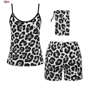 لباس خواب زنانه طرح پلنگی ماییلدا مدل 5375-320