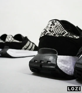 کفش کتانی مردانه مشکی پوست ماری ADIDAS Forum Low