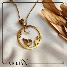 پلاک استیل طرح سنتی مرغ کد 262