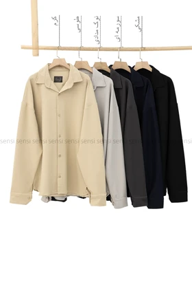 پیراهن مردانه جلو دکمه کج راه کد20000059