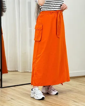 دامن کارگو لینن