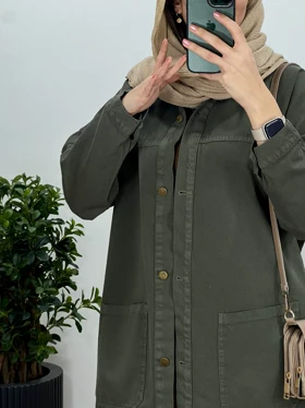 کت جین بلند رنگی کیمیا 1