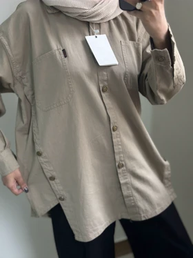 کت کتان بلند 45778