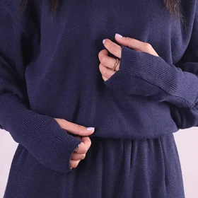 ست بافت دامن و بلوز فینگر_کد1404