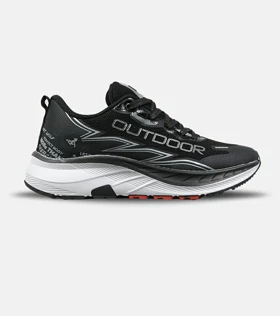 کفش کتانی مشکی طوسی مردانه و زنانه Salomon OutDoor مدل 8875