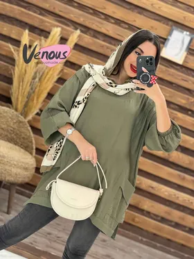 مانتو بابوس بغل سه دکمه