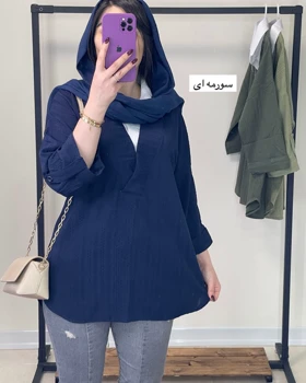 تونیک یقه دار کوک دوزی ساغر
