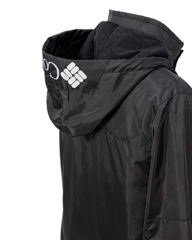 سویشرت مردانه بادگیر ضد باران کلمبیا رنگ مشکی کد 24555