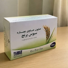 پک 3 عددی صابون دست و صورت سبوس برنج کد SDSBIZA04 هوران مارکت